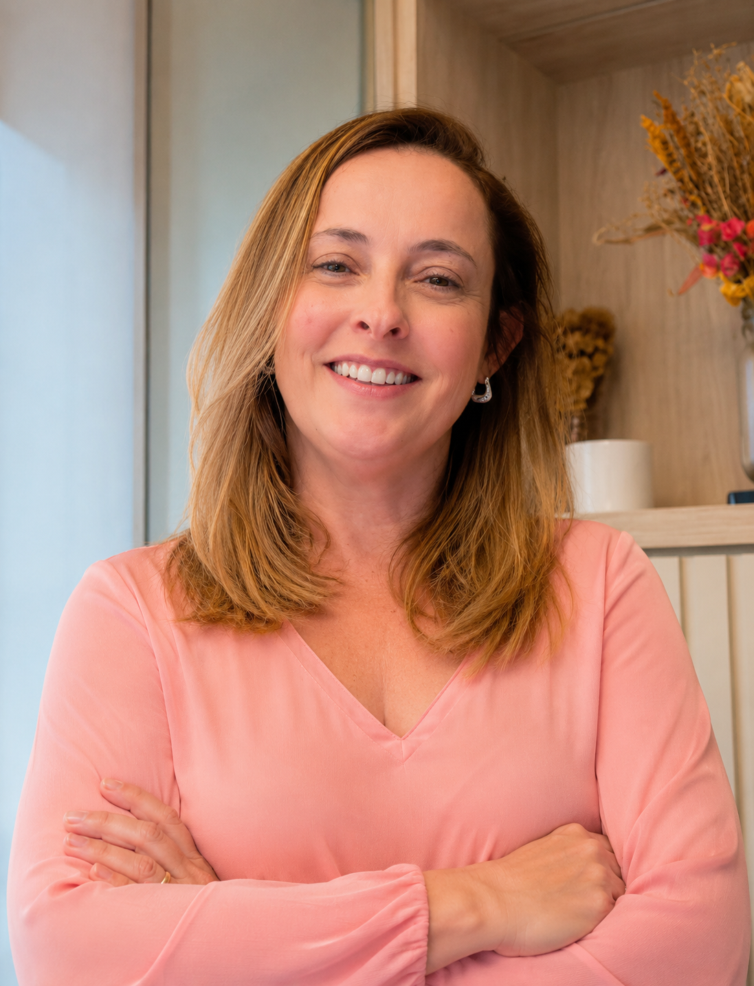 Foto de Carolina Matarazzo, fisioterapeuta em São Paulo