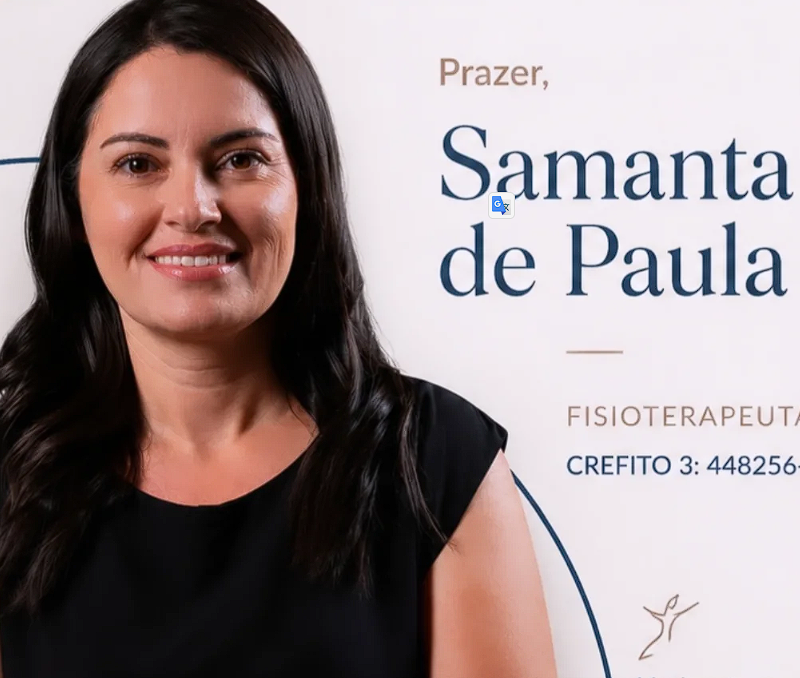 Foto de Samanta de Paula, fisioterapeuta em Itapetininga